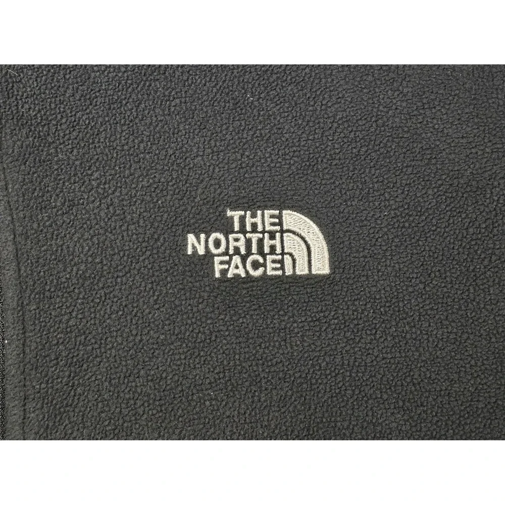 The‎ North Face Mens Size M Black 1/4 Zip Fleece Pullover